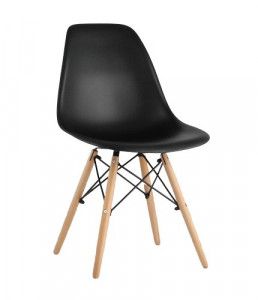 Стул EAMES, черный, дер. ножки